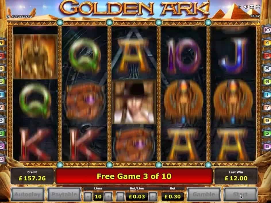 Función de bonus muy popular que ofrece spins gratis y Juegos especiales en Golden Ark