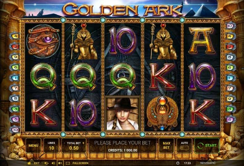 Símbolos, Gráficos, sonidos y animaciones de Golden Ark