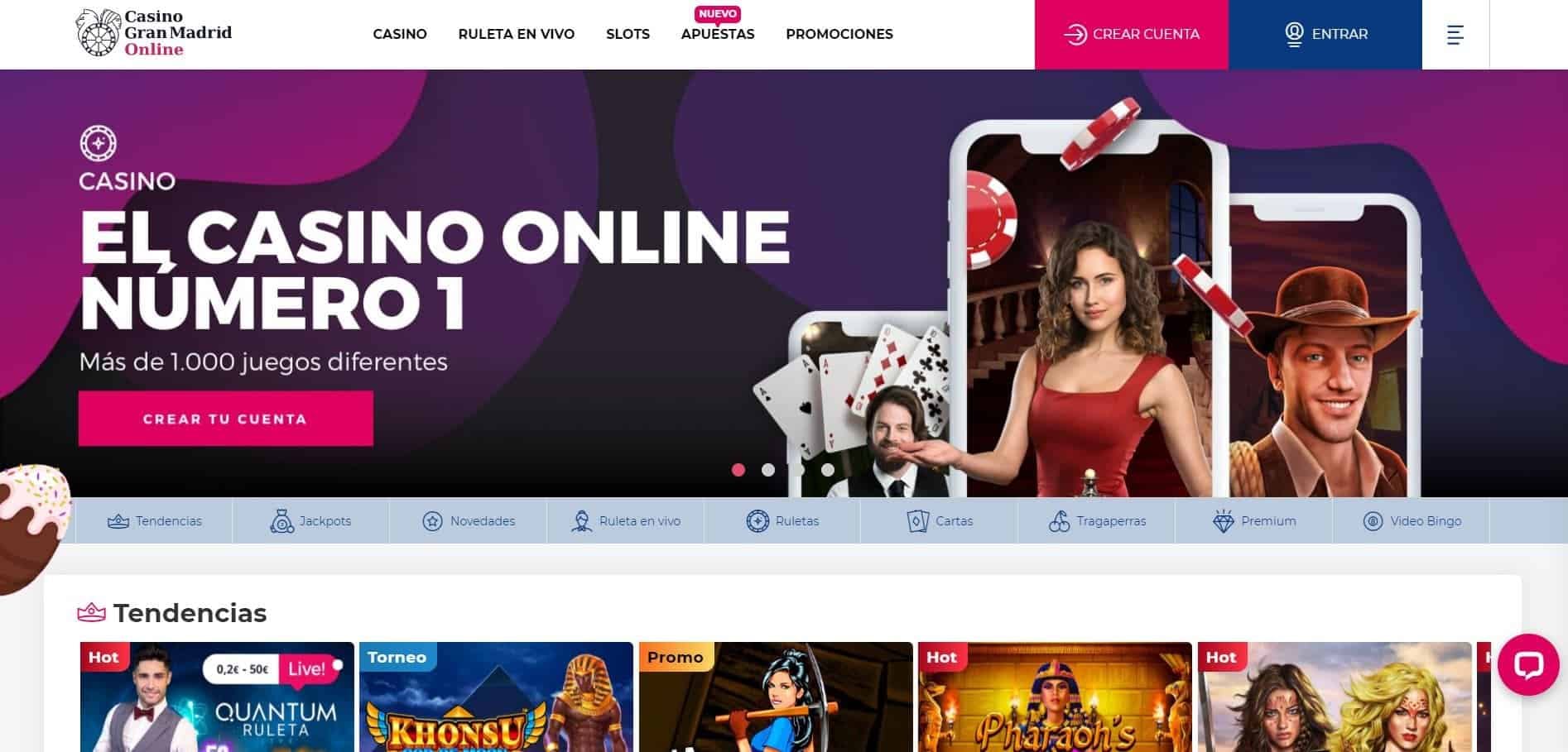 juegos de slot online en Casino Gran Madrid