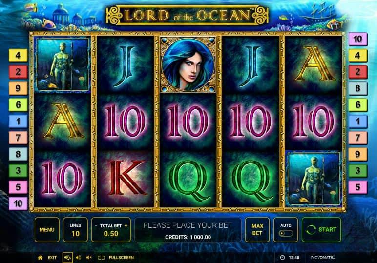 Símbolos, Gráficos, sonidos y animaciones de Lord of the Ocean