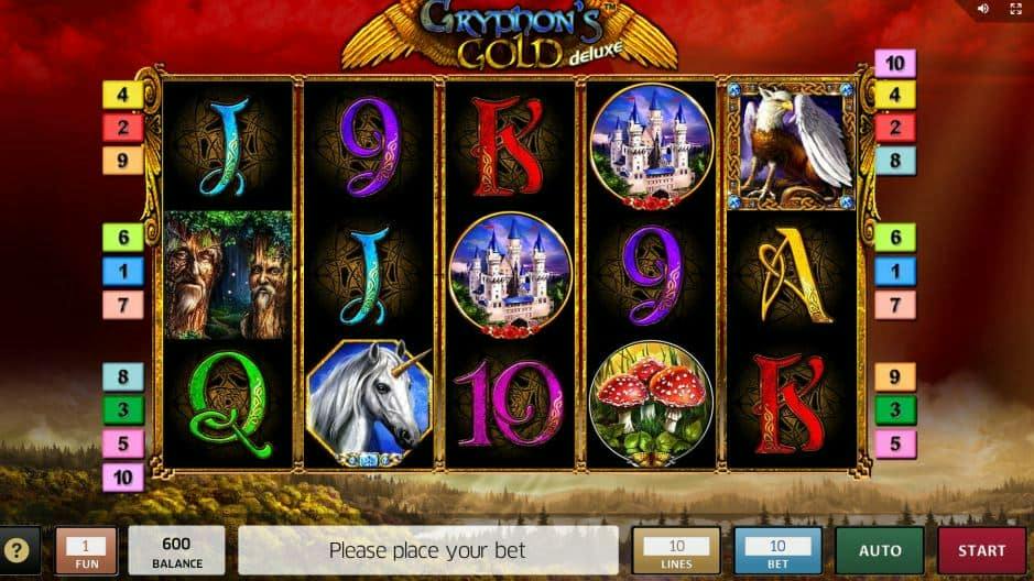 Símbolos, Gráficos, sonidos y animaciones de Gryphon's Gold deluxe