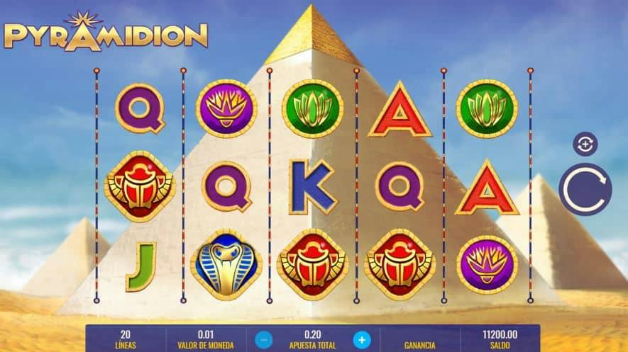 Símbolos, Gráficos, sonidos y animaciones de Pyramidion