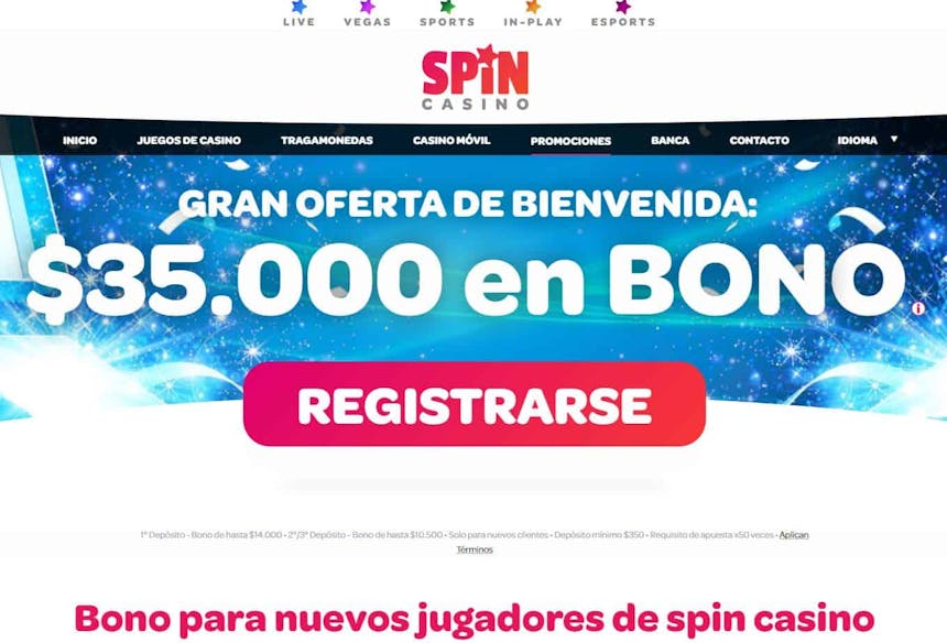 Spin Casino - Revisión honesta -Bonos y Promociones exclusivas