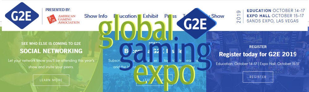 G2E 2019 en la Sands Expo de Las Vegas, Nevada