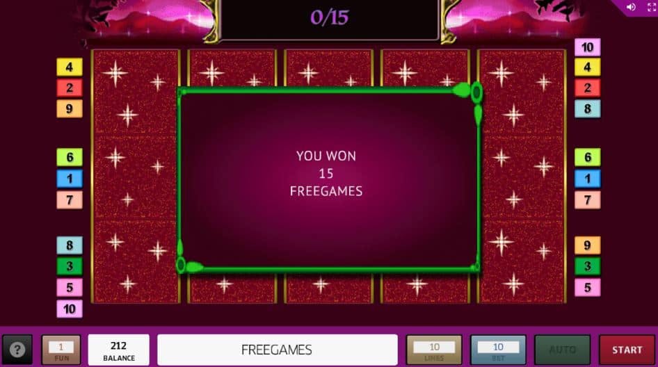 Función de bonus muy popular que ofrece spins gratis y Juegos especiales en Lucky Ladys Charm