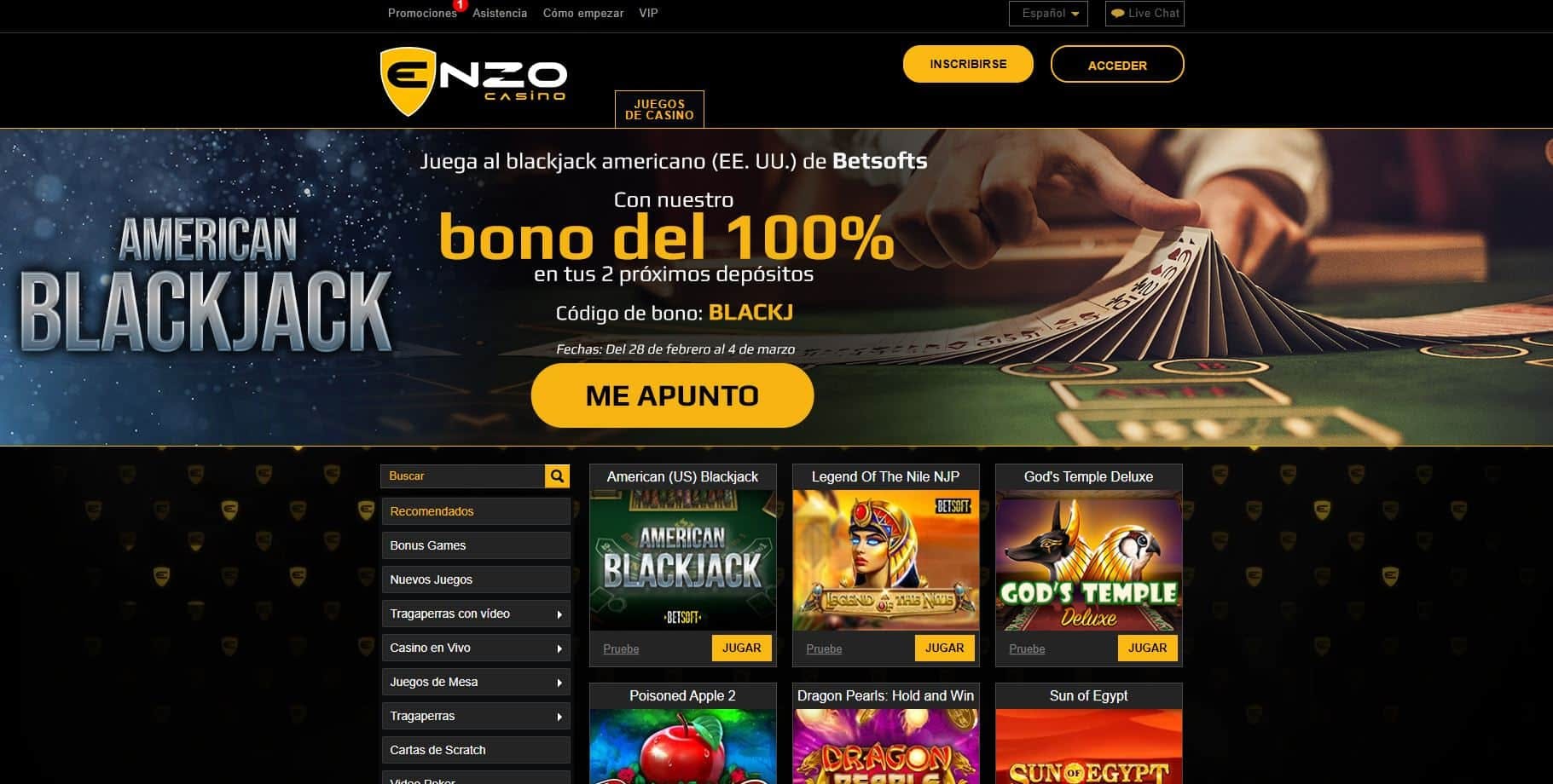 juegos de slot online en enzocasino