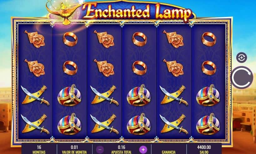 Símbolos, Gráficos, sonidos y animaciones de Enchanted Lamp