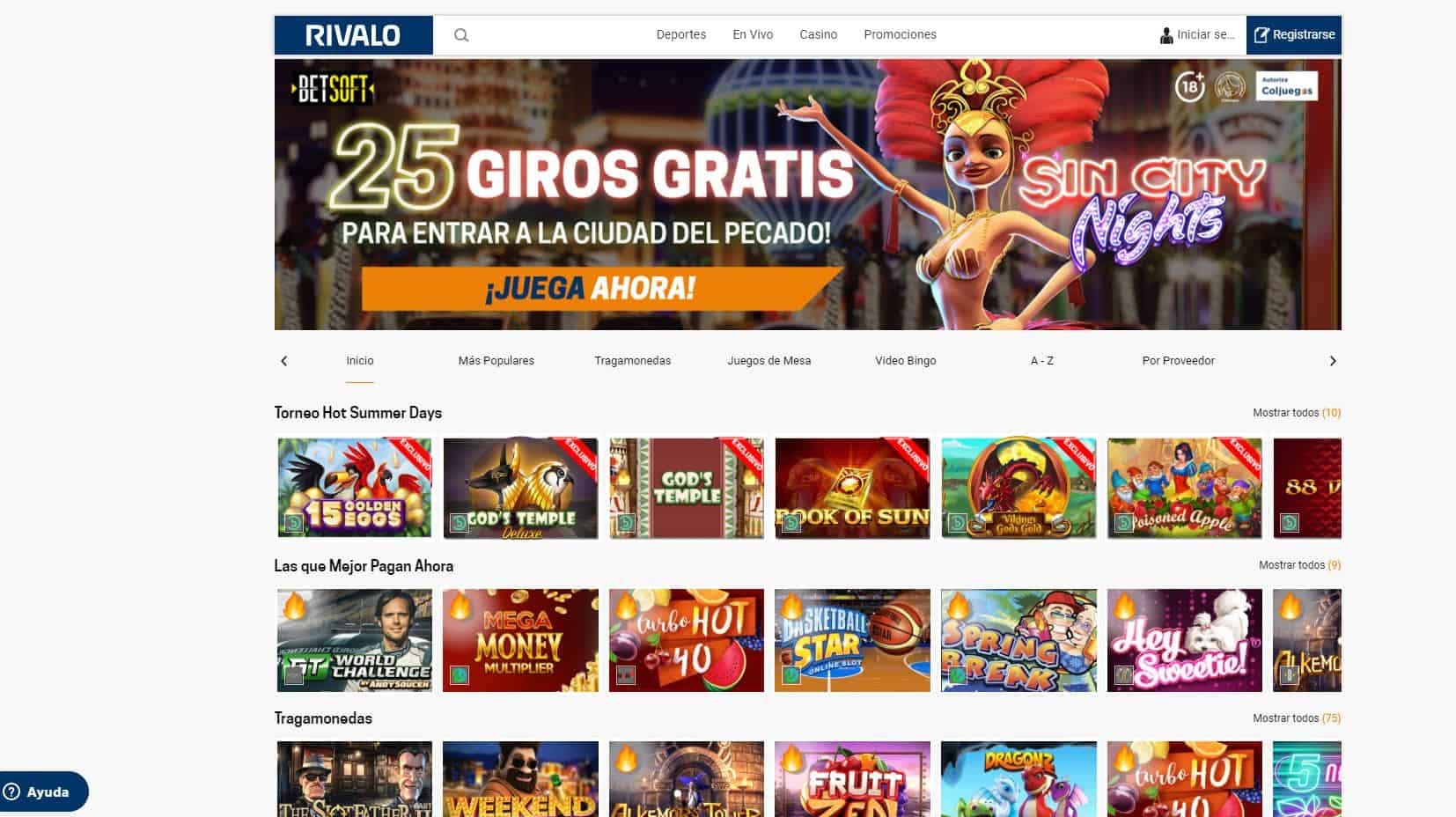 juegos de slot online en Rivalo