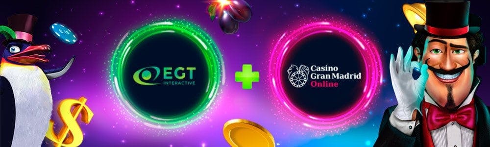 Slots de EGT disponibles en Casino Gran Madrid