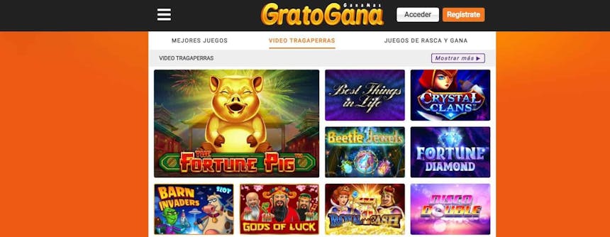 juegos de slot online en GratoGana