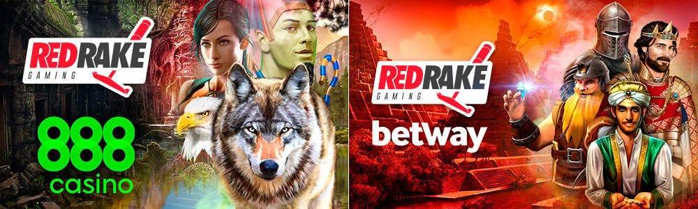 Tragaperras de Red Rake en 888casino y Betway