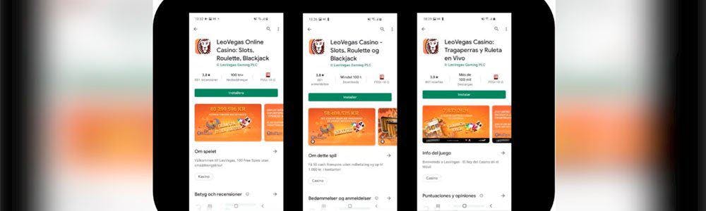 Funciona la App LeoVegas España para Android