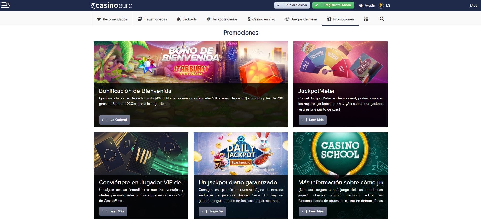 bono e promozione del CasinoEuro