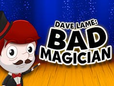 Dave Lame Bad Magician logo