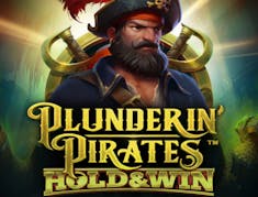 Plunderin Pirates Hold and Win logo