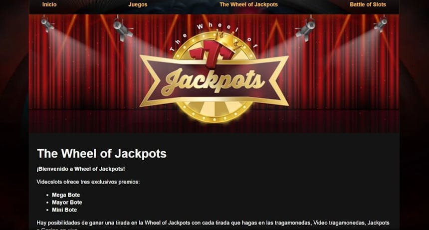 Videoslots casino Jackpot