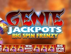Genie Jackpots Big Spin Frenzy logo