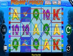 Fishin' Frenzy Reel 'Em logo