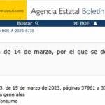 Entra en vigor el Real Decreto 176/2023
