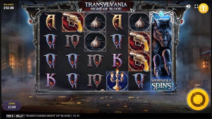 Transylvania Night of Blood slot
