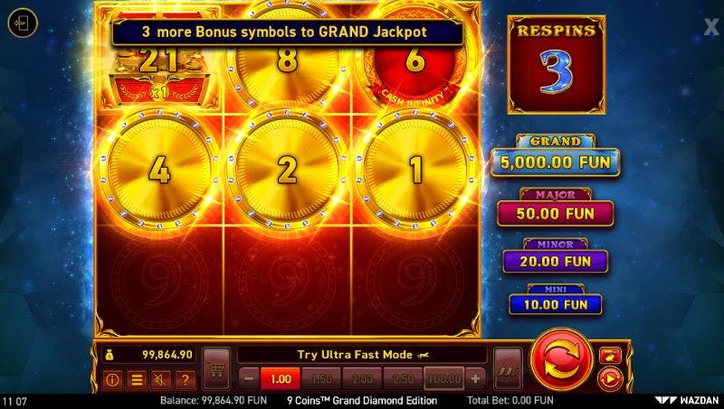 9 Coins Grand Diamond slot