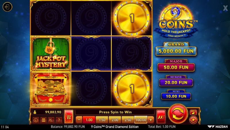 9 Coins Grand Diamond tragaperras