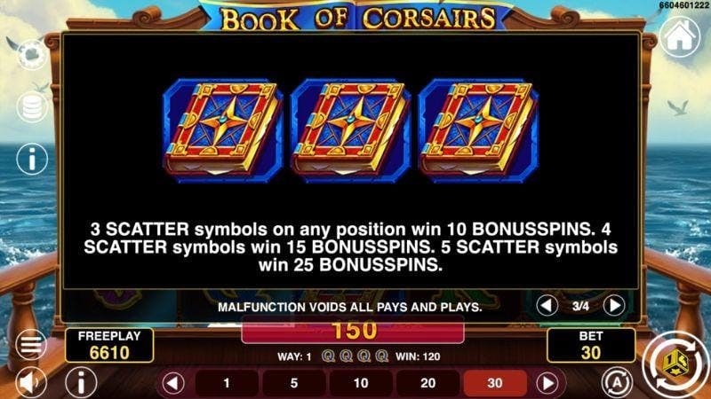 Book of Corsairs slot