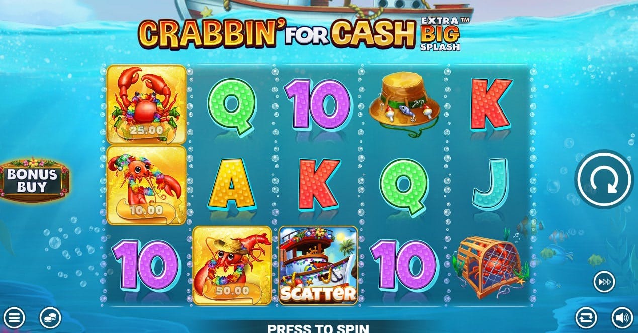 Crabbin' for Cash Extra Big Splash tragaperras