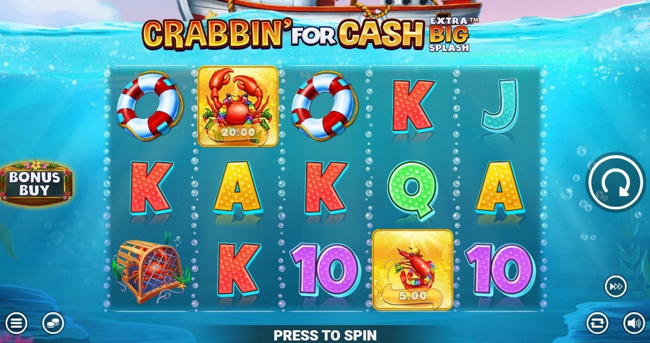 Crabbin' for Cash Extra Big Splash slot