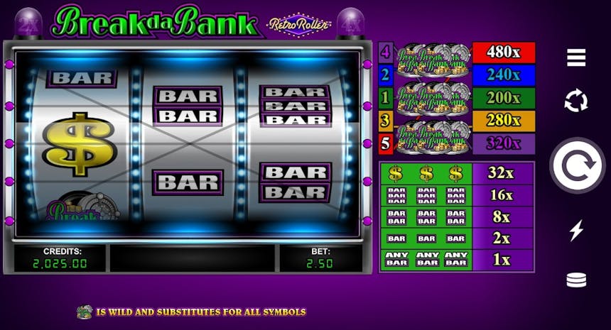 Break da Bank Retro Roller slot