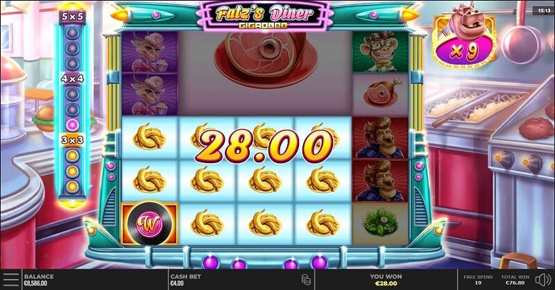 Fatz's Diner slot