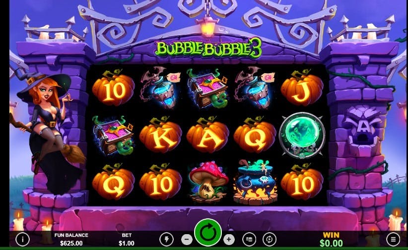 Bubble Bubble 3 slot