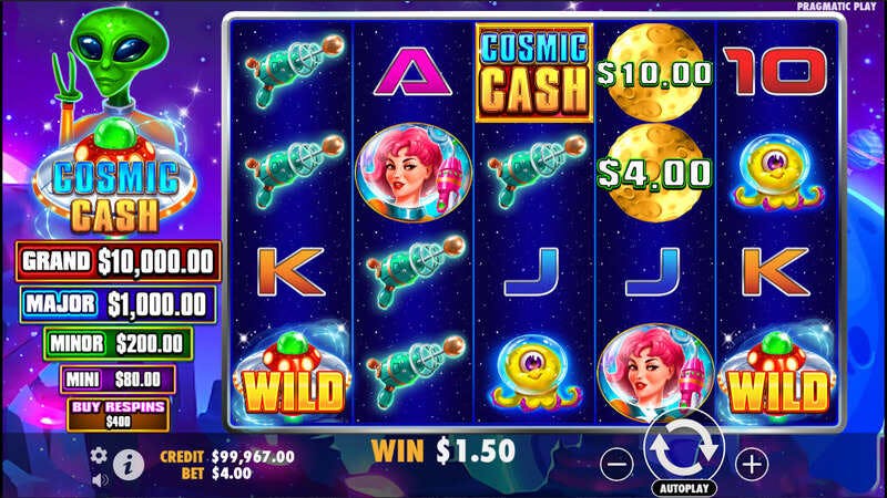 Cosmic Cash tragaperras