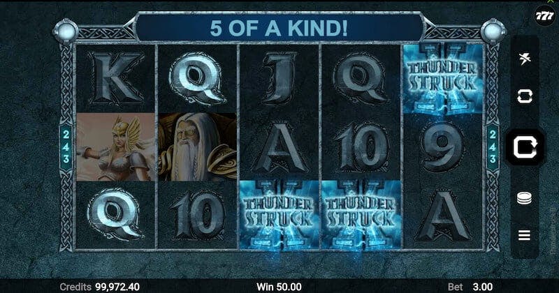 Thunderstruck II tragaperras