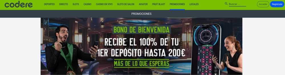 Codere bienvenida