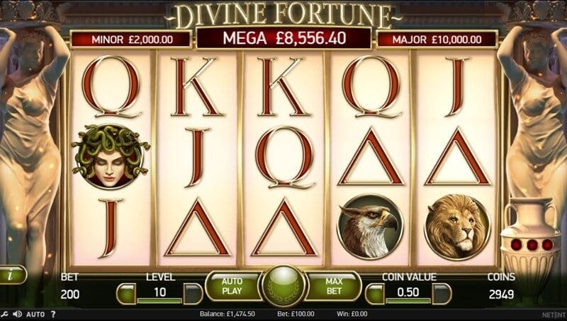 Divine Fortune tragaperras