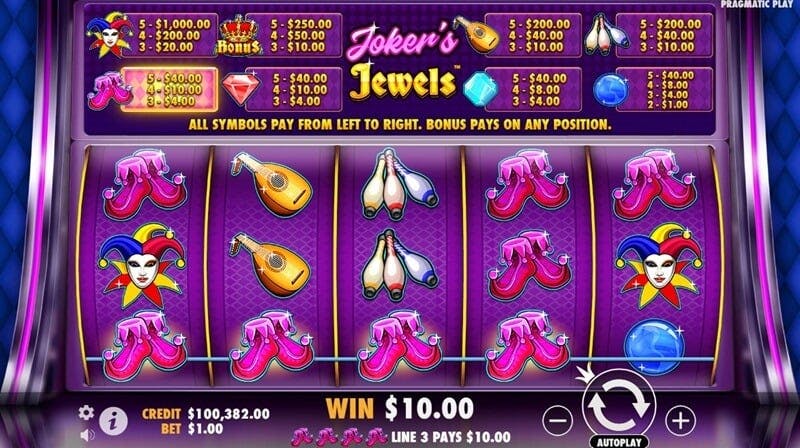 Joker's Jewels tragaperras