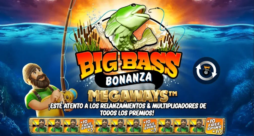 cargamento de la tragaperra big bass bonanza megaways