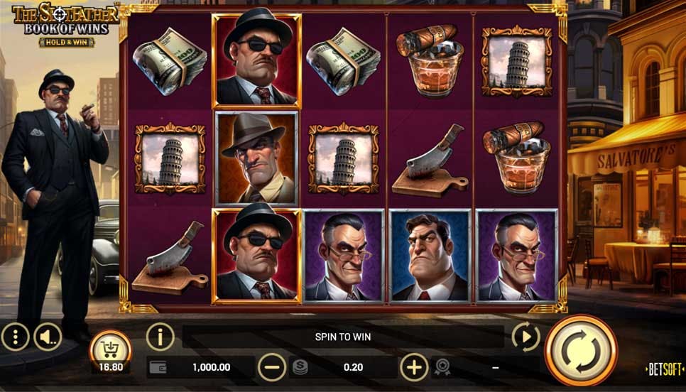 slot The Slotfather: Book of Wins de Betsoft