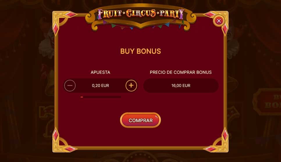 bono Fruit Circus Party de TrueLab Games