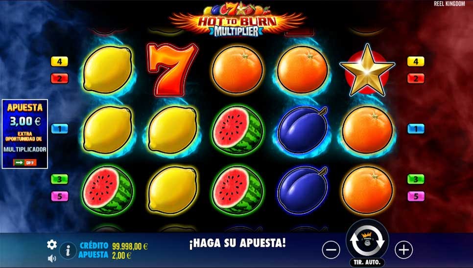 Hot to Burn Multiplier de Rel Kingdom para Pragmatic Play