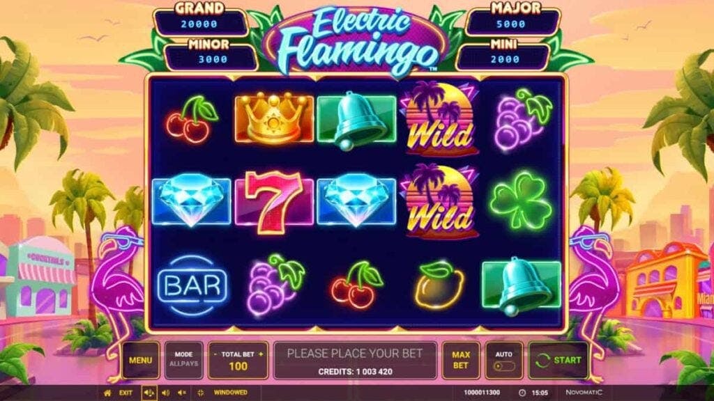 Electric Flamingo de Greentube