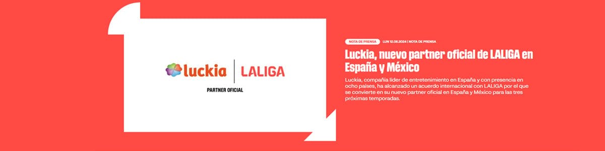 Casino Luckia Deportes patrocina LaLiga