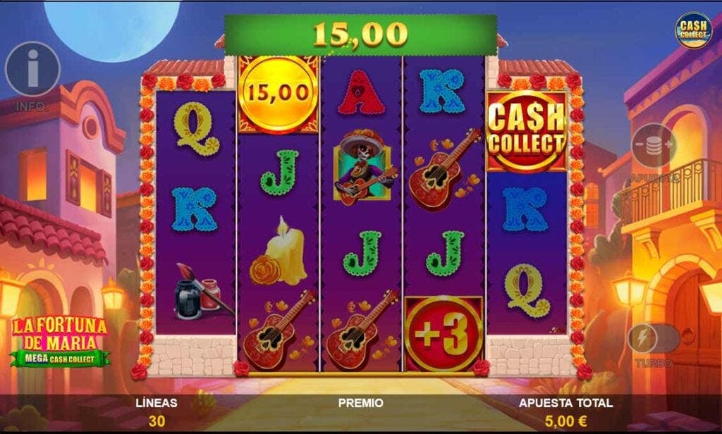 slot La Fortuna de Maria Cash Collect de Playtech