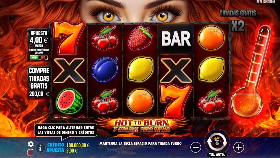 Hot to Burn 7 Deadly Free Spins