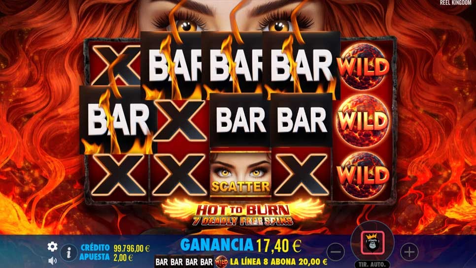 Giros gratis Hot to Burn 7 Deadly Free Spins