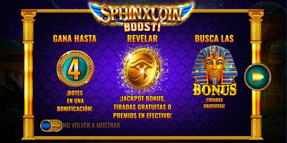 bono Sphinx Coin Boost de IGT