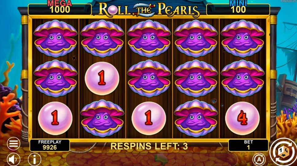 Giros gratis Roll The Pearls Hod & Win