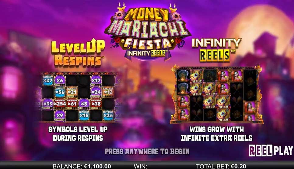 Money Mariachi Fiesta Infinity Reels 