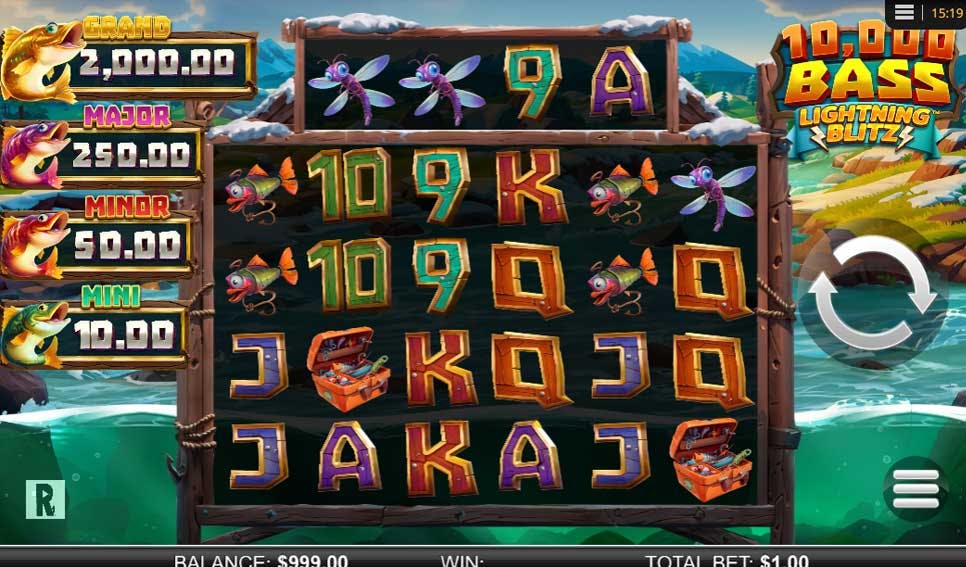 slot 10 000 Big Bass Lightning Spins de ReelPlay